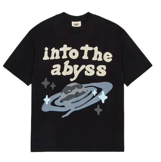 Broken Planet Market Into The Abyss Tee - Outer Space Blue