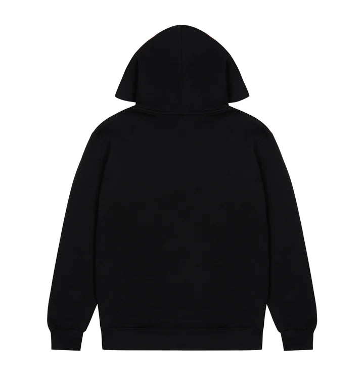 Trapstar Chenille Decoded Hoodie Tracksuit - Black Lightning