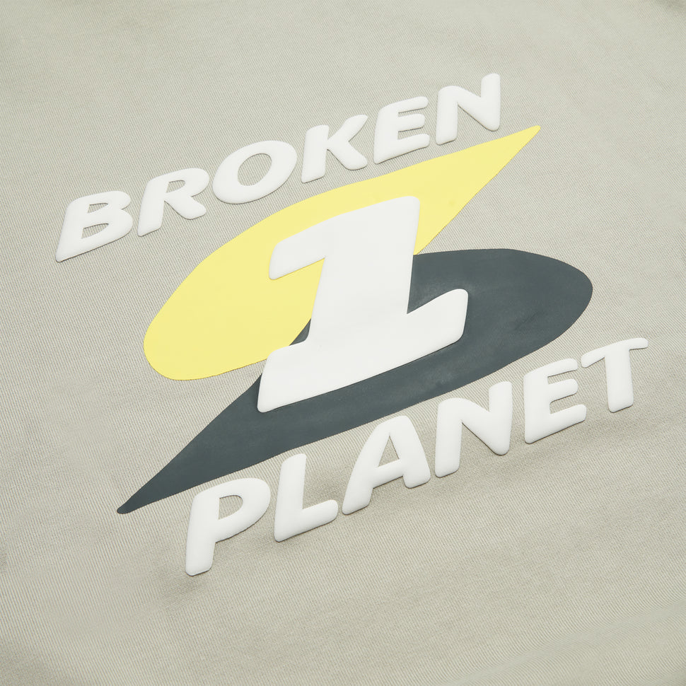 Broken Planet Market Beyond The Limits Hoodie - Stone Grey