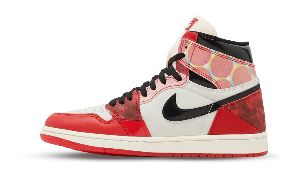 Jordan 1 High X Spider-man Across The Spider-verse Red and Black