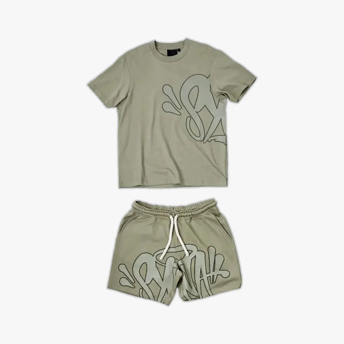 Synaworld T-shirt & Short Set - Sage Green