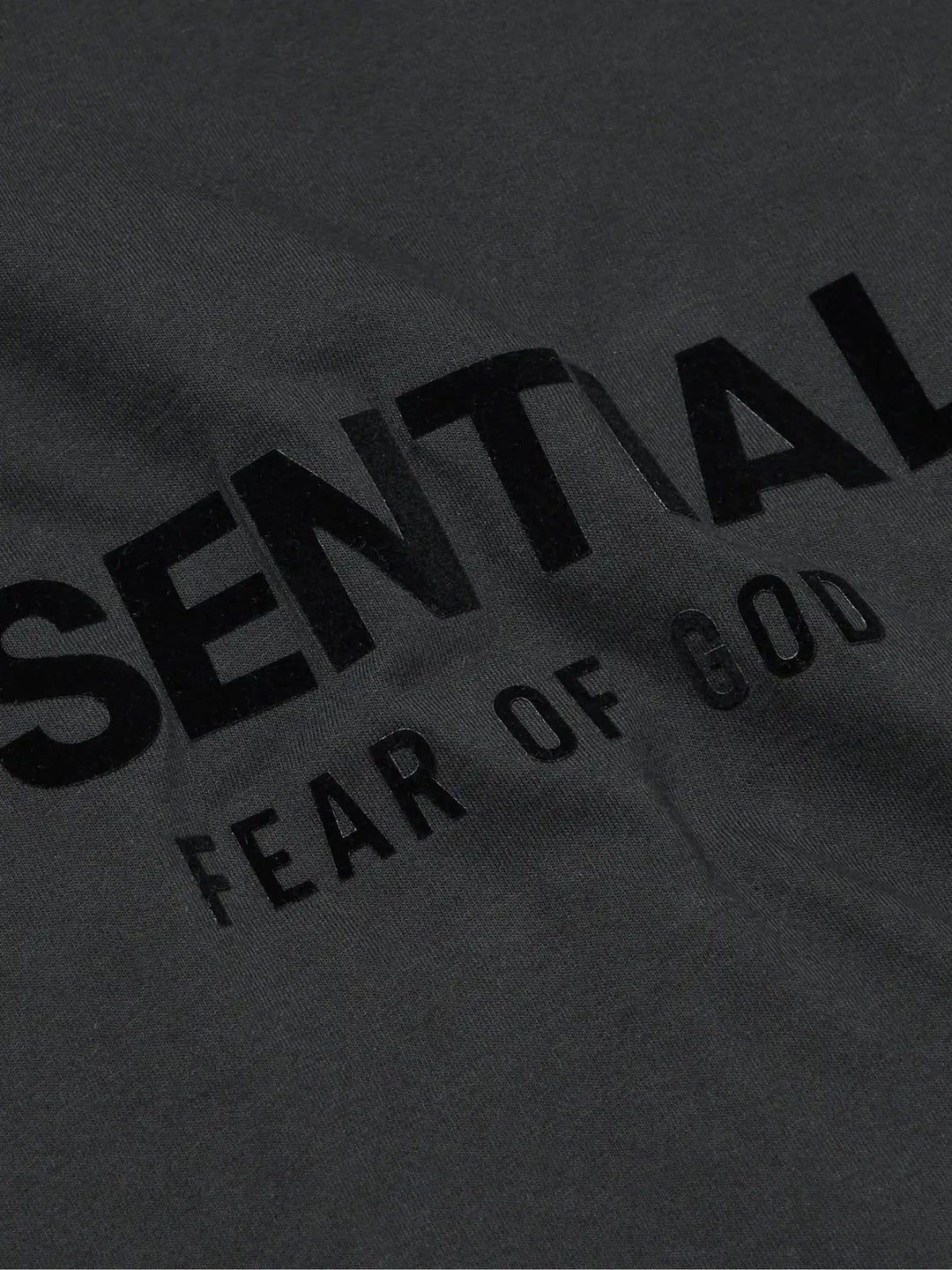 Fear Of God Essentials T-Shirt Black Stretch Limo