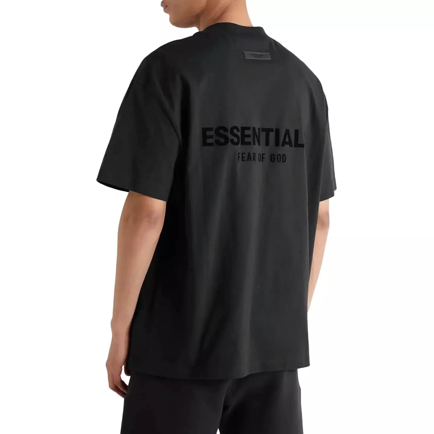 Fear Of God Essentials T-Shirt Black Stretch Limo