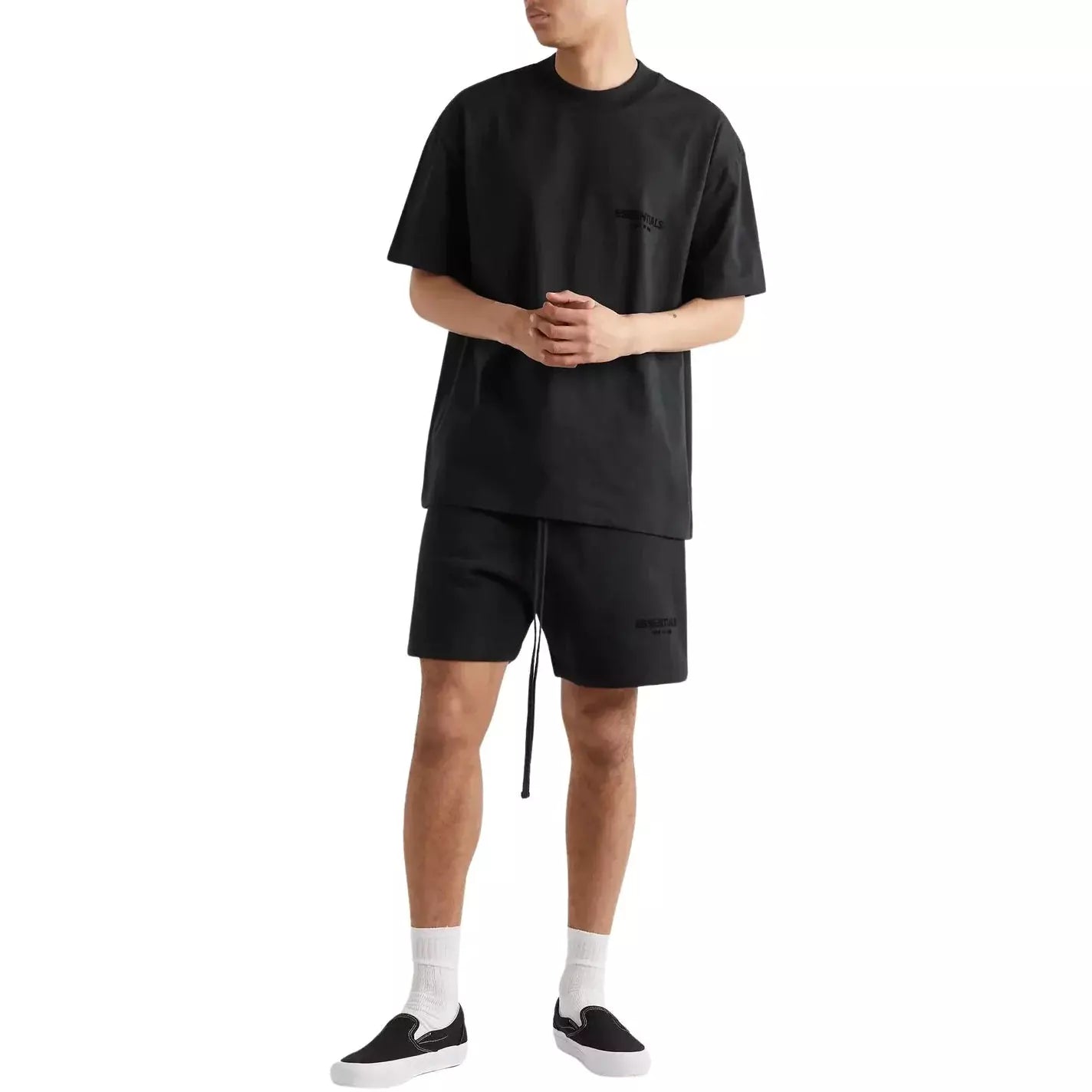 Fear Of God Essentials T-Shirt Black Stretch Limo