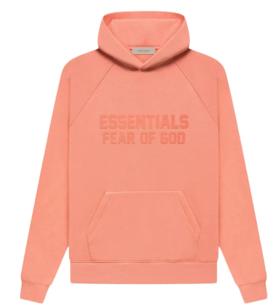 Fear Of God Essentials Hoodie Coral