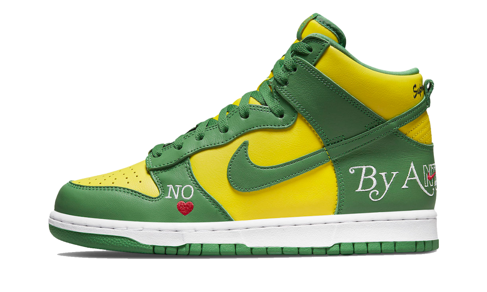Supreme X Nike SB Dunk High By Any Means Necessary Brazil