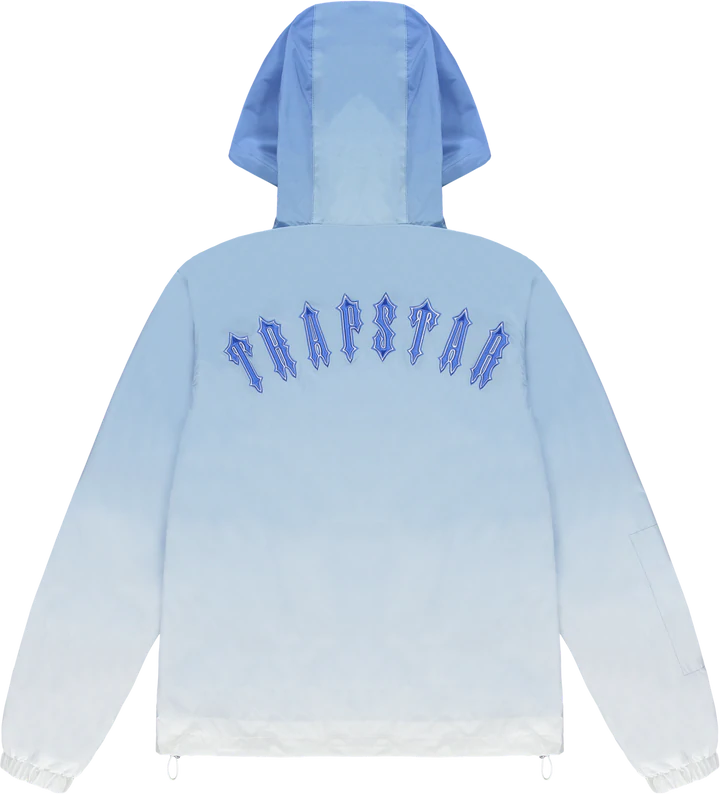 Trapstar Irongate T Windbreaker Jacket - Gradient Blue/White