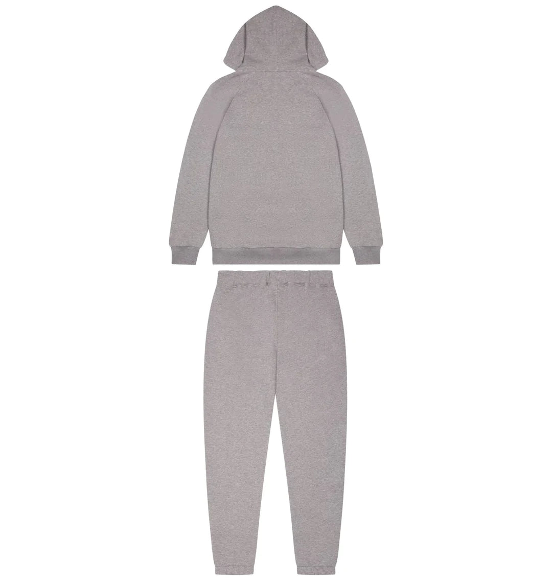 Trapstar Shooters Hooded Tracksuit Grey/Sky Blue