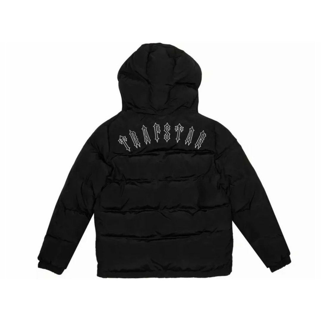 Trapstar Irongate Puffer Jacket Men's - Black (Detachable Hood)