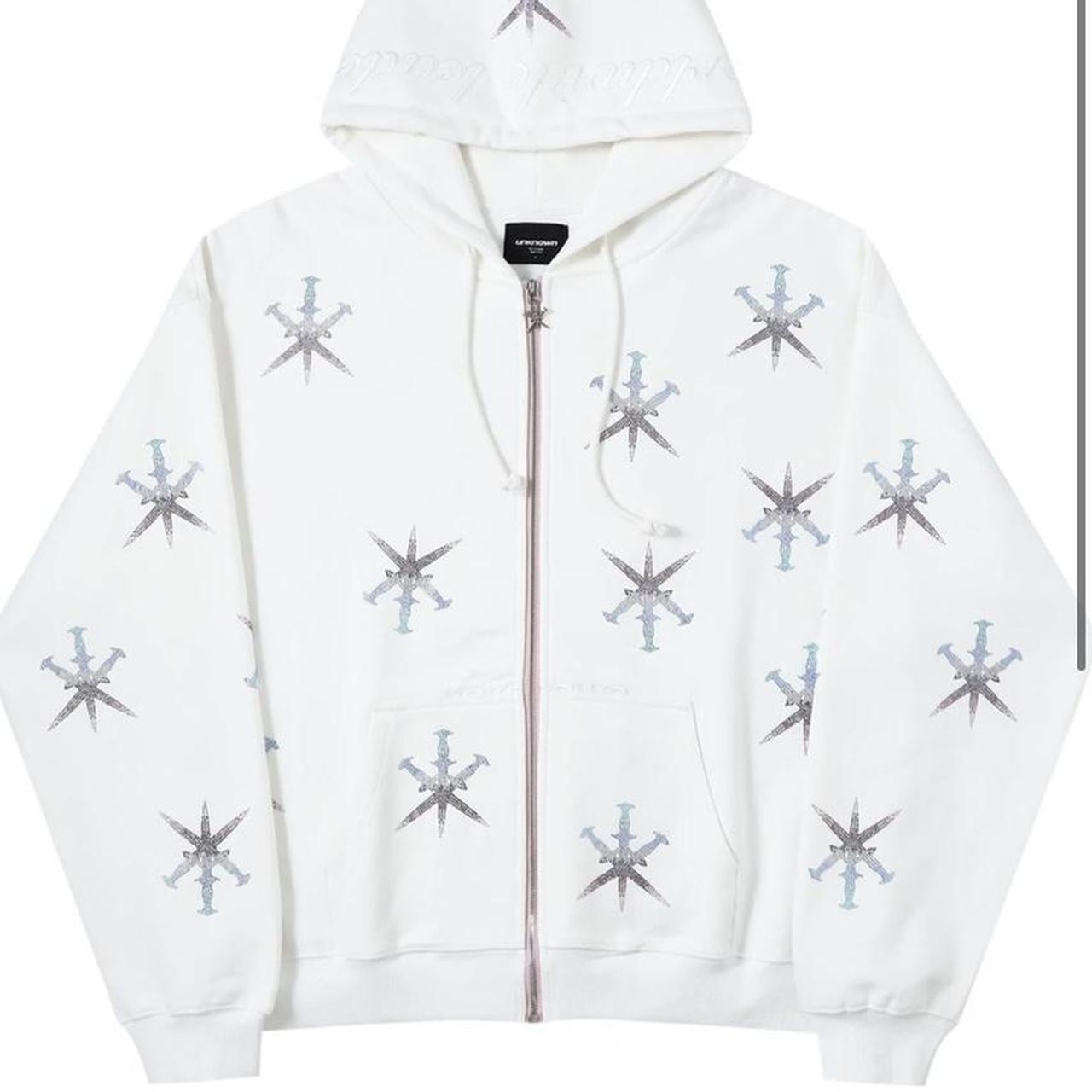 Unknown London White Rhinestone Dagger Tracksuit